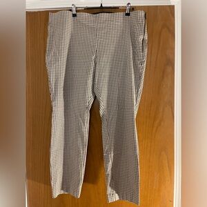 a new day Black & White Check Slim Dress Pants